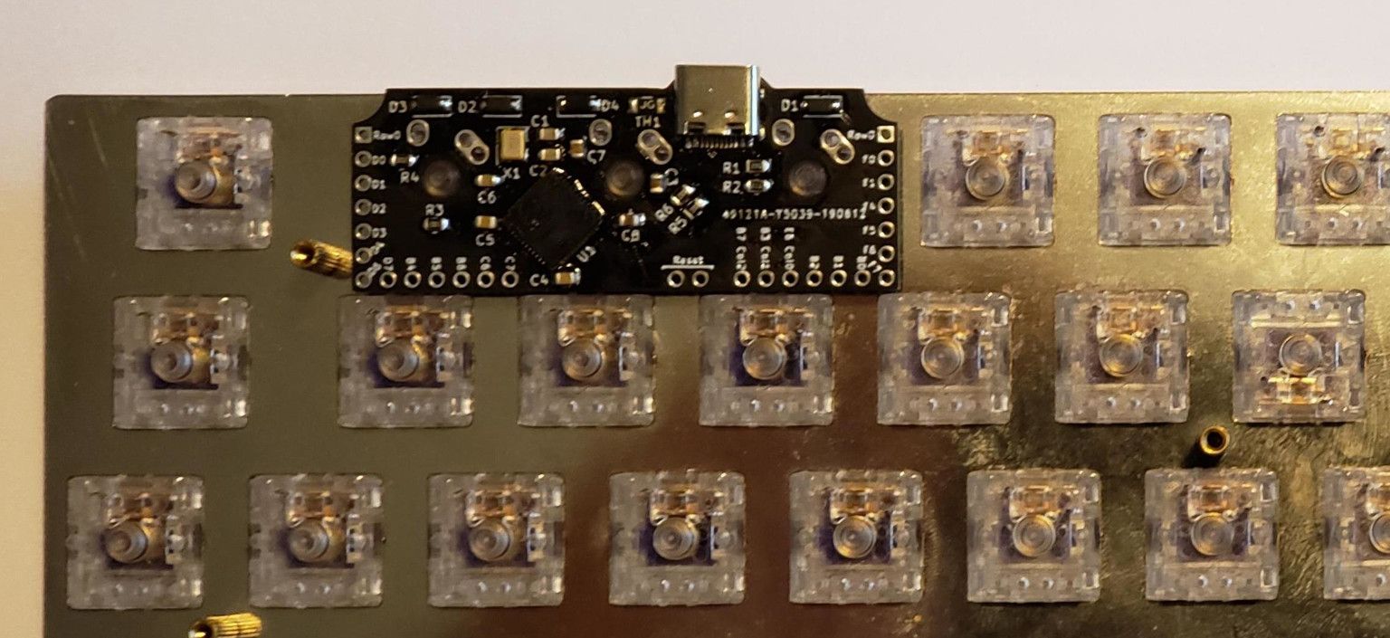 Postage board mini mounted in place